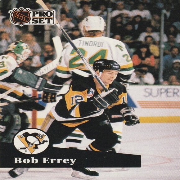 Bob Errey Pittsburgh Penguins NHL Hockey Card Collection  - 5 Card Set - Picture 4 of 6